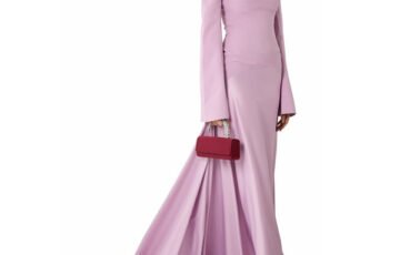 Solace London Claudine Maxi Dress in Purple (1)