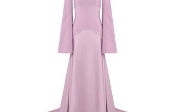 Solace London Claudine Maxi Dress in Purple (3)