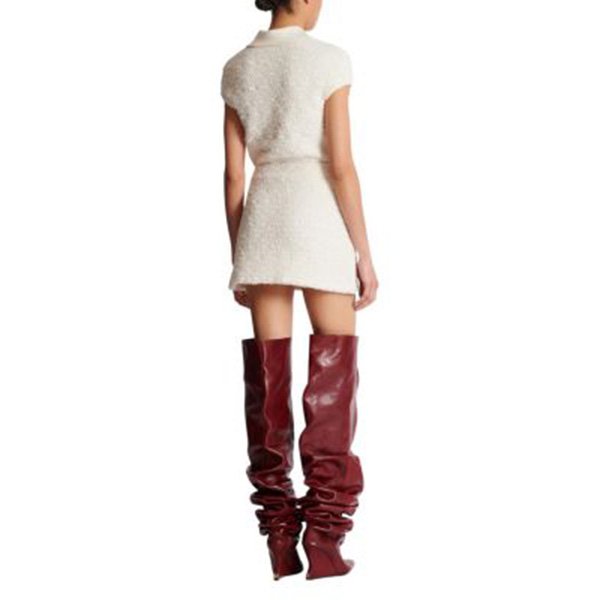 Balmain Short Zipped Tweed Skirt 3 Balmain Short Zipped Tweed Skirt - Image 3