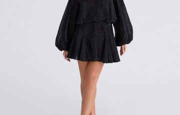HOUSE OF CB Gianna Beaded Dress in Black (2)
