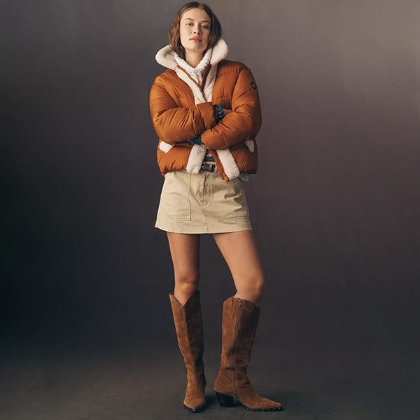 Save The Duck Faux-Shearling Puffer Jacket