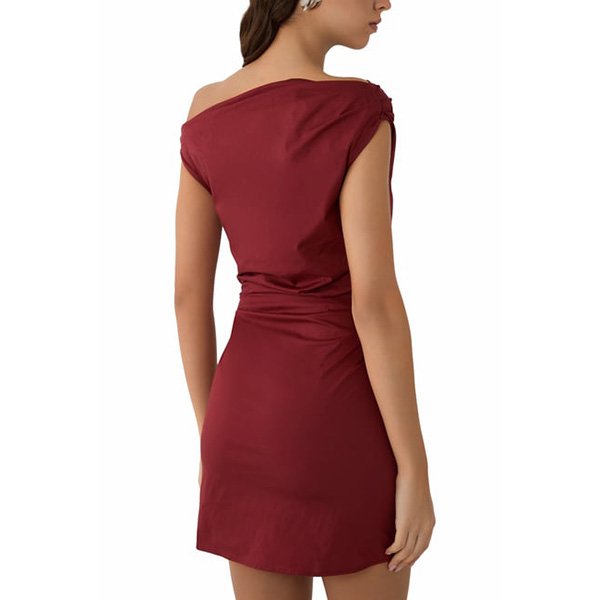 Staud Mini Phare Dress-Red 3 Staud Mini Phare Dress-Red - Image 3
