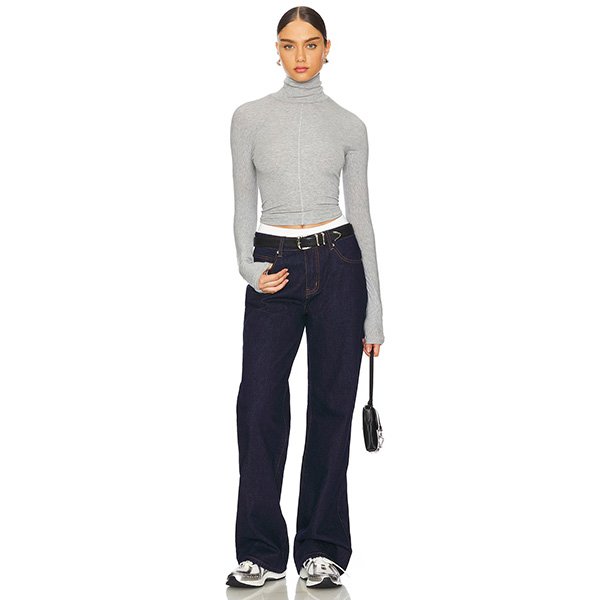 Superdown Laya Baggy Jeans in Dark Wash