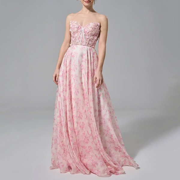 AW Yolande Gown Strapless A-Line (1)
