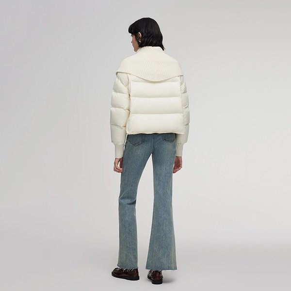 Goelia1995 Down Jacket | Cocoon Knitted Jacket - Image 3