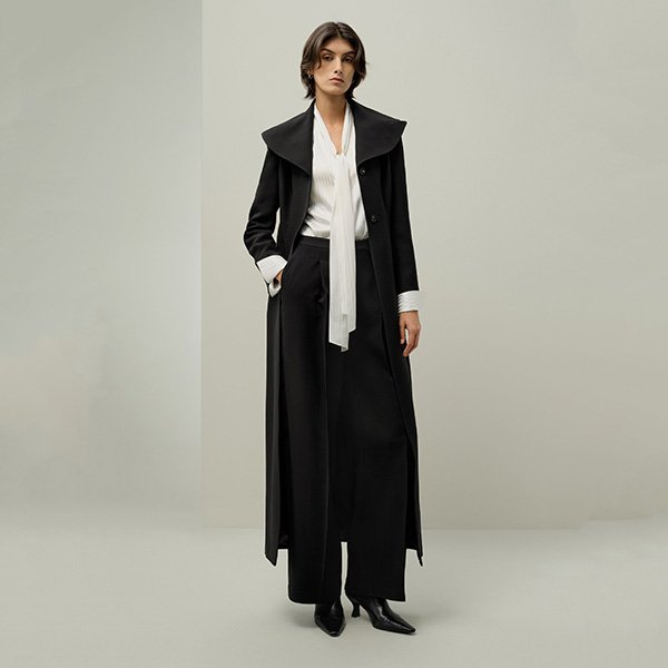 Lilysilk Moritz Coat | Silk Wool Coat