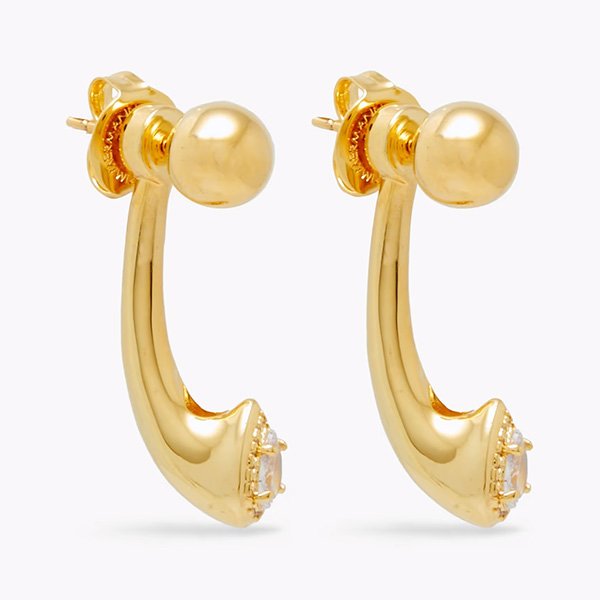 opulent Zimmermann Gold-Plated Crystal Earrings (3)