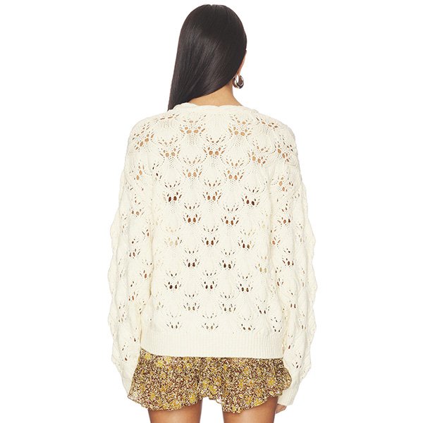 Wendy Sweater – Luxury Wool Lace-Up Knit - Image 3