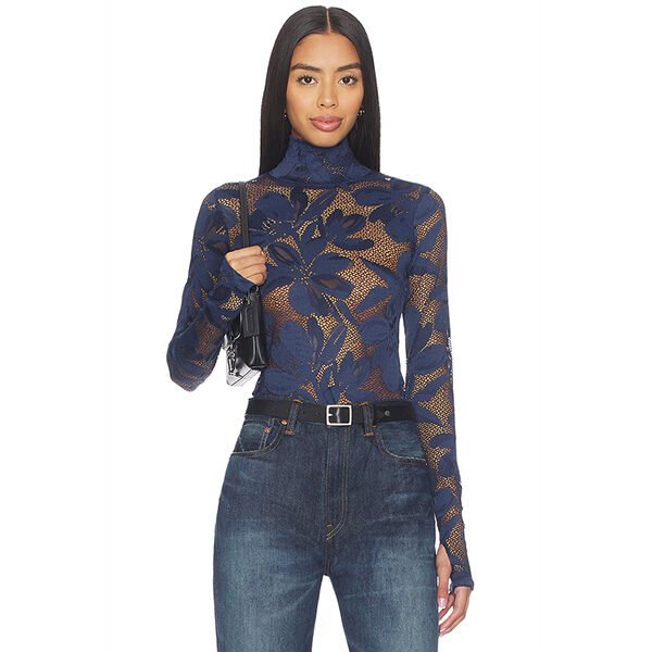 AFRM Crochet Top | Zadie Floral Top