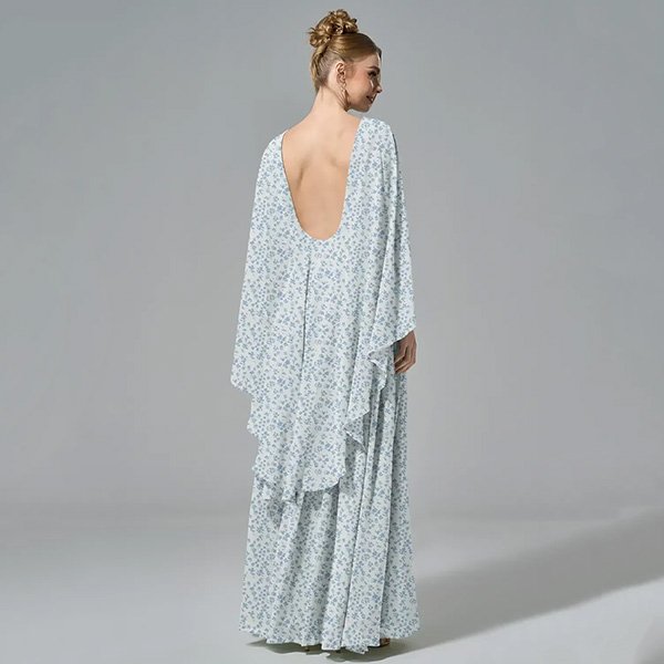 AW Boris Gown | Chiffon A-Line - Image 3