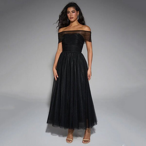 AW Hope Dress Regal Black Tulle Gown (1)