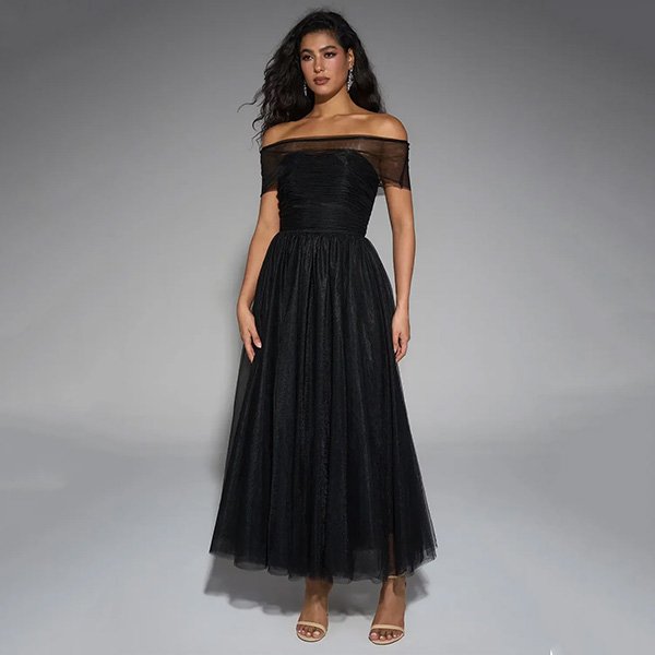 AW Hope Dress Regal Black Tulle Gown (1)
