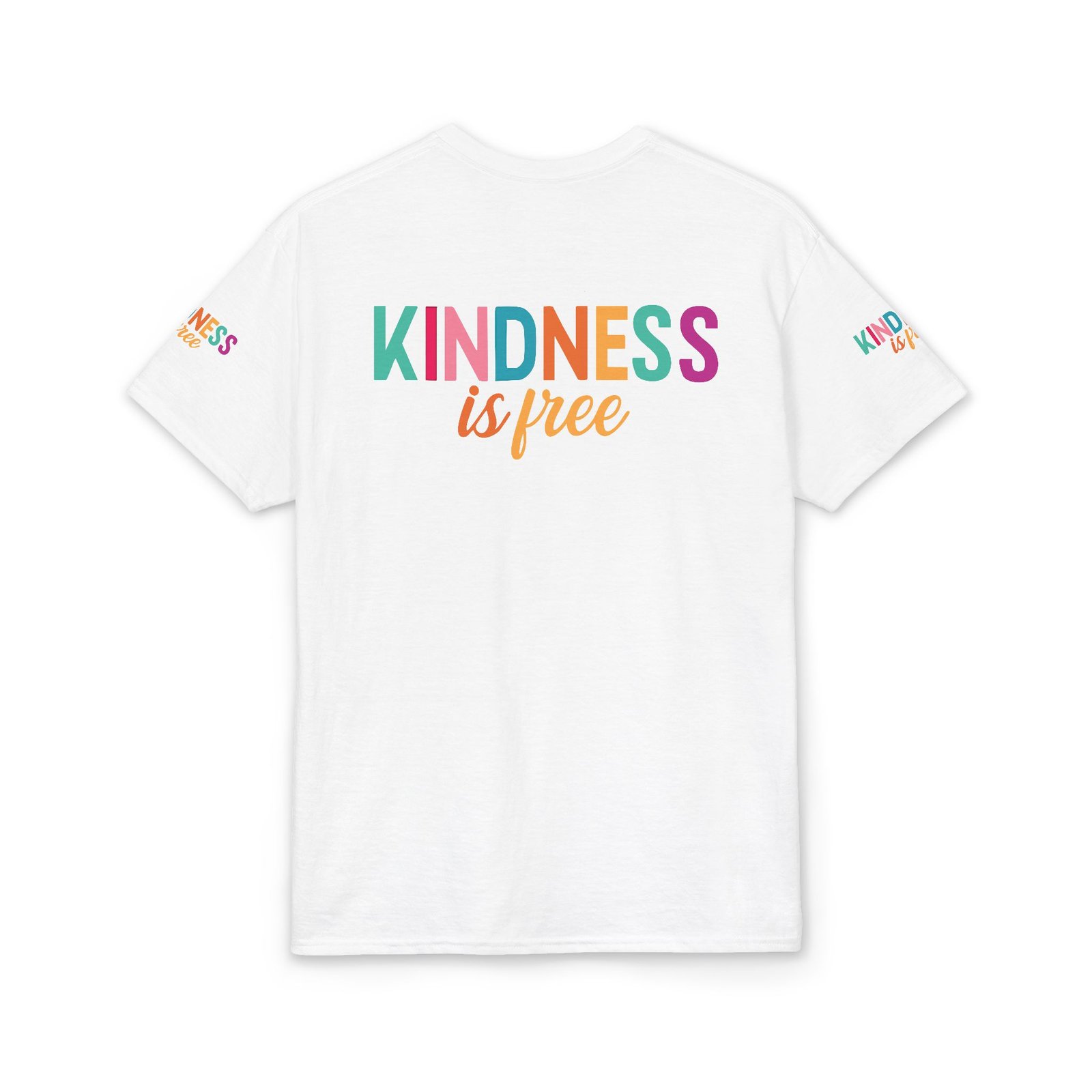 Kindness Is Free Heart Graphic T-Shirt