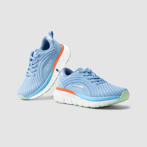 FitVille FlowCore V2 running shoes with extra wide toe box and CloudBounce+™ sole