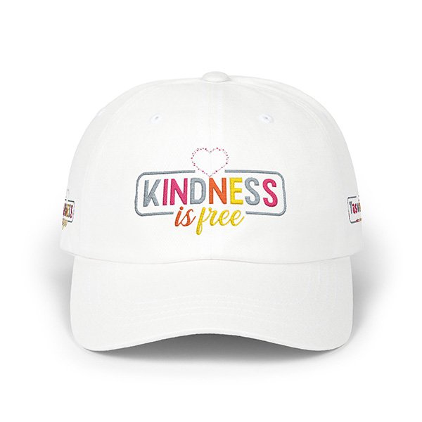 Kindness Is Free Dad Cap | Embroidered Cotton