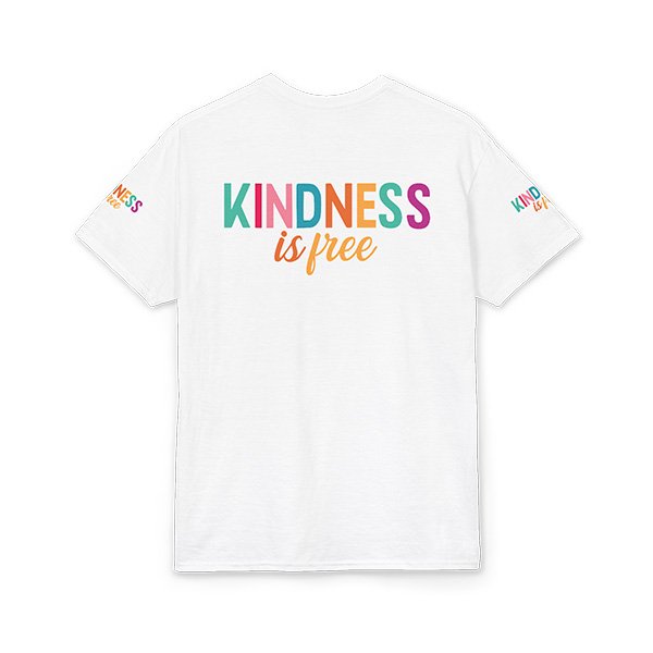 Kindness Is Free Heart Graphic T-Shirt - Image 3