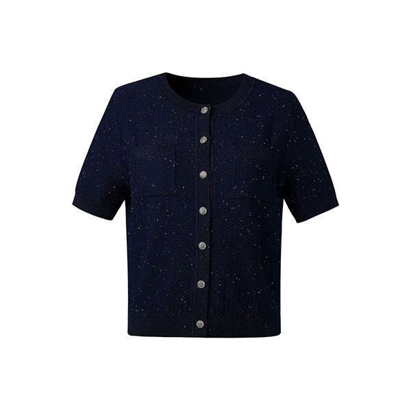 Goelia1995 Sequin Cardigan Lyocell Blend