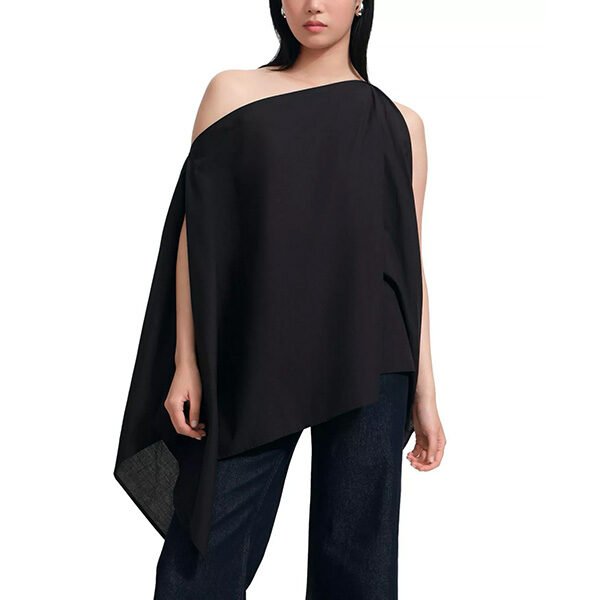 One Shoulder Top - Jas Zero-Waste Tunic | Marcella