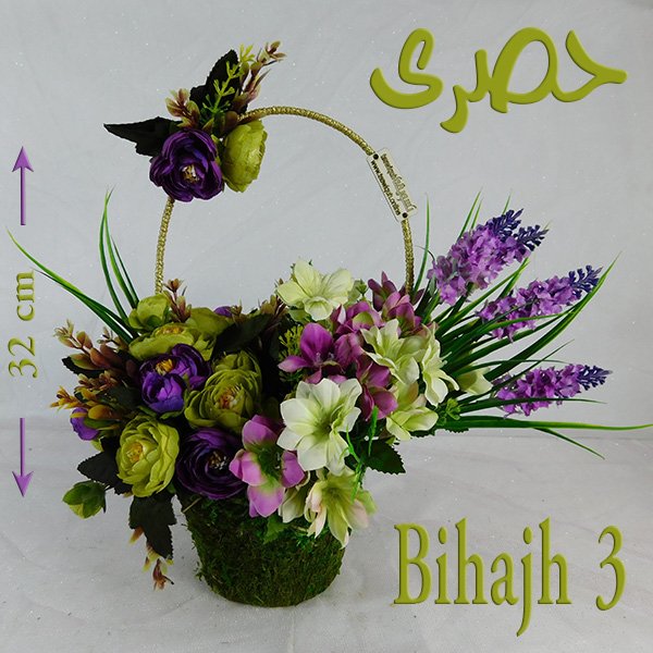 Bihajh premium mixed flowers bouquet in handmade chalet vase with vibrant imported blooms