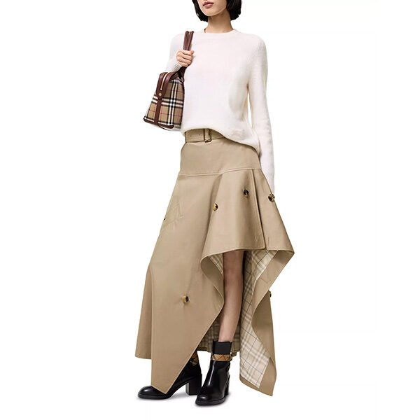 Burberry Gabardine Skirt