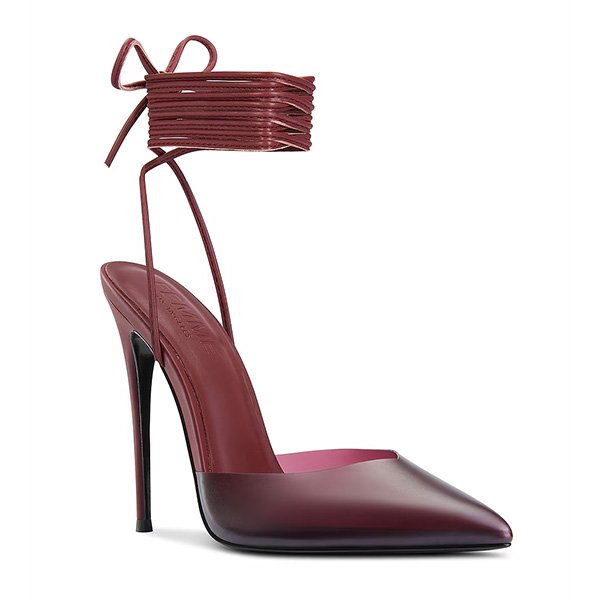 FEMME LA Luisa Pump | Smoked Cherry Lace Up