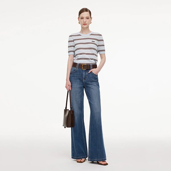 Flared Palazzo Jeans Goelia1995