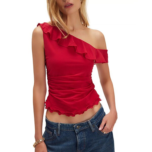 Free People Isla Top | Wild Berry One Shoulder