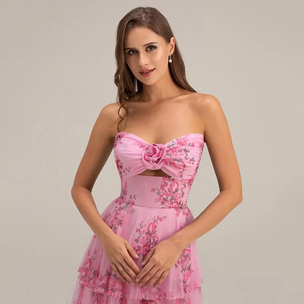 Floral Maxi Dress - Giovanna Candy Pink | AW