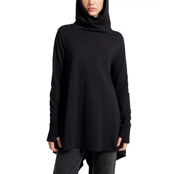 Hooded Tunic - Daria Black | Marcella