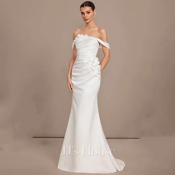 Wedding Dress - Canna Ivory Convertible Satin