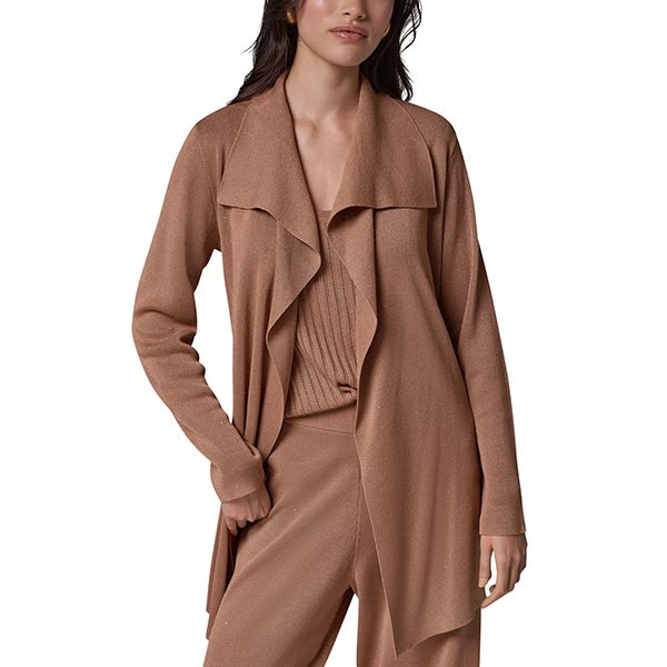 Wrap Cardigan - Long Sleeve Waterfall | Donna Karan