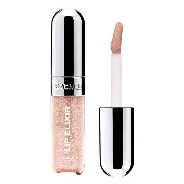 Lip gloss Sacheu Lip Glaze Elixir 3-in-1 with high-shine finish