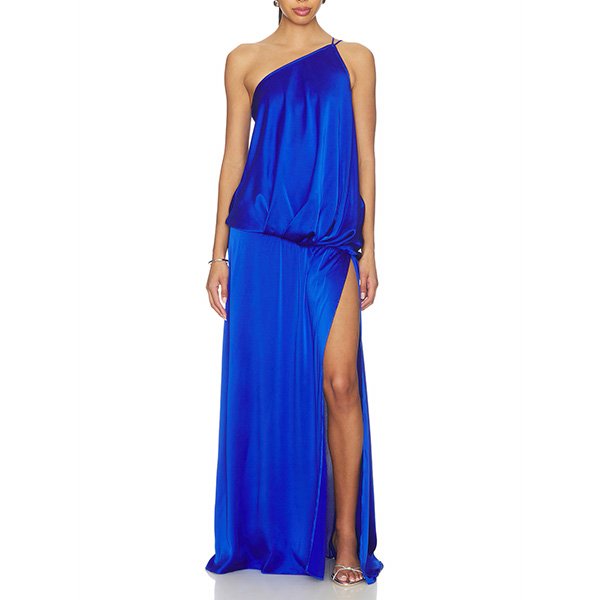 One Shoulder Maxi Gown