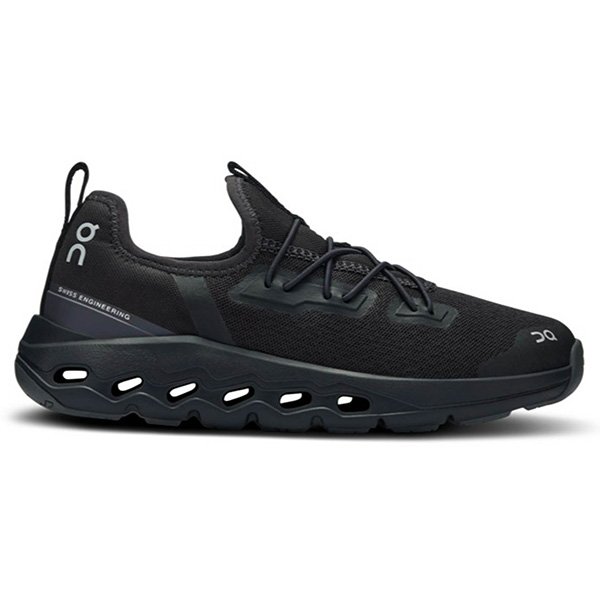 Preschool Sneakers On Cloudleap Black Eclipse with CloudTec sole side profile
