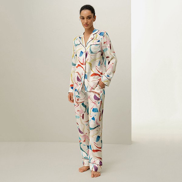 Silk Pajama Set - Sagittarius Zodiac