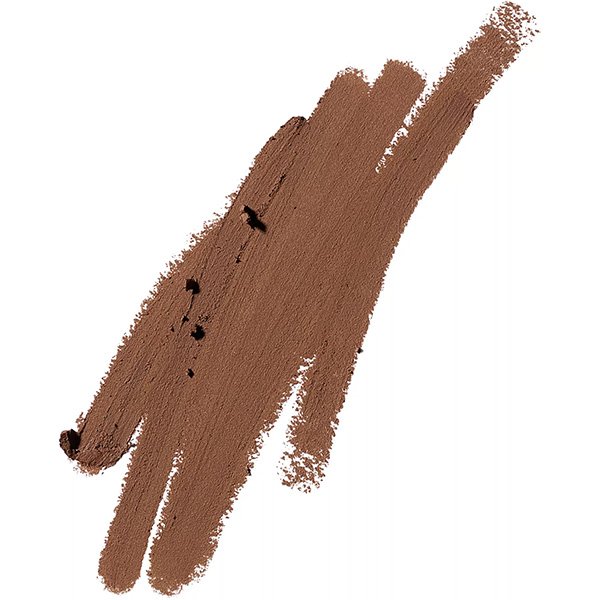 MAC kajal eyeliner swatch showing brown hodgepodging shade full coverage