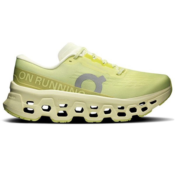 Running Shoes On Cloudmonster 3 Limelight Seedling with CloudTec cushioning