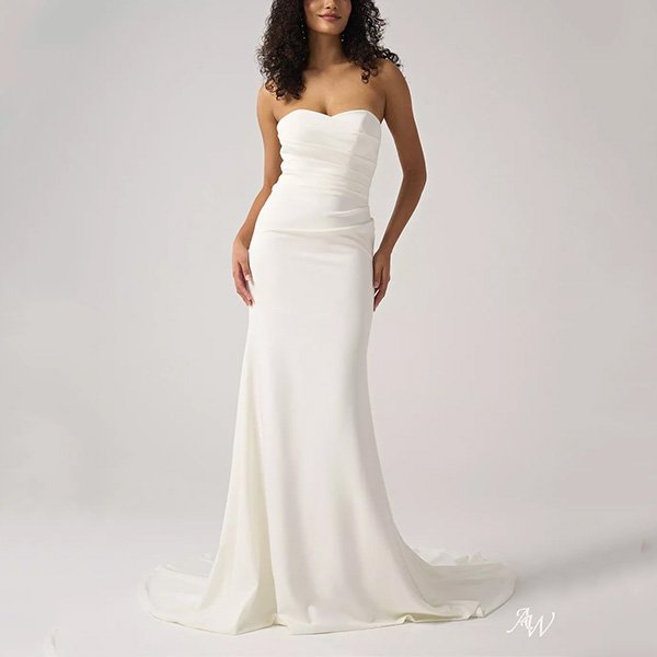 Satin Wedding Dress - Windsock Ivory | AW