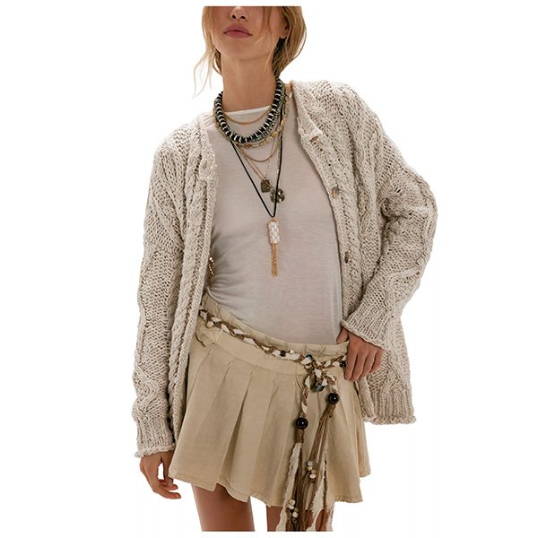 Cable Knit Cardigan - Opal Crewneck | Free People